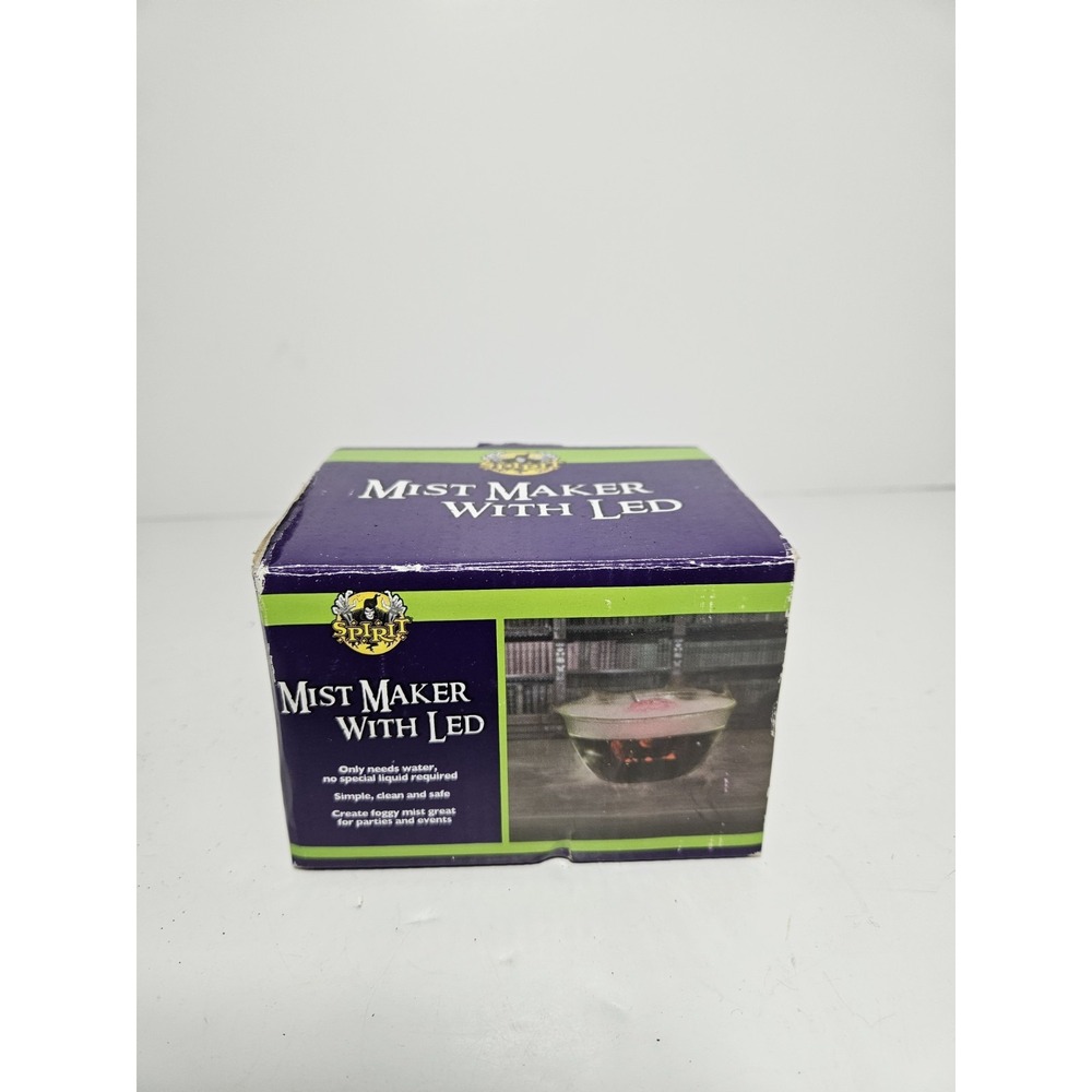 Spirit Halloween Mist Maker with LED Water Only Foggy Mist Prop 00596833
